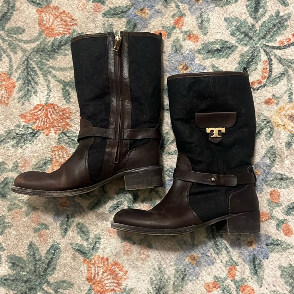 Tory Burch Women’s Snow Boots with Fur Lining (Size 9)